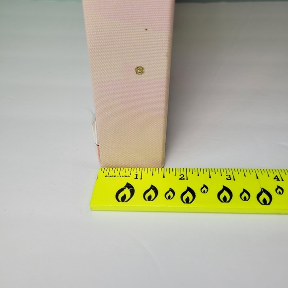 Fruity Drinks by Oliver Gal Siren 14" x 14" Wrapped Canvas Art Gold Glitter HTF - Picture 6 of 10